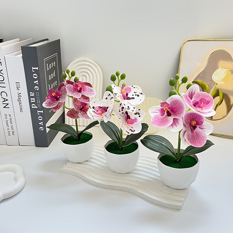 3 orchidées Phalaenopsis artif - Orchid Phalaenopsis avis et prix