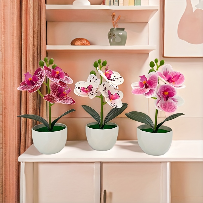 3 orchidées Phalaenopsis artif - Orchid Phalaenopsis avis et prix