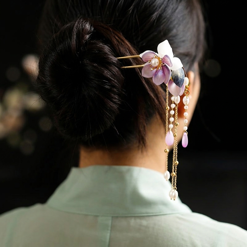 Épingle à cheveux en alliage e - Orchid Phalaenopsis avis et prix