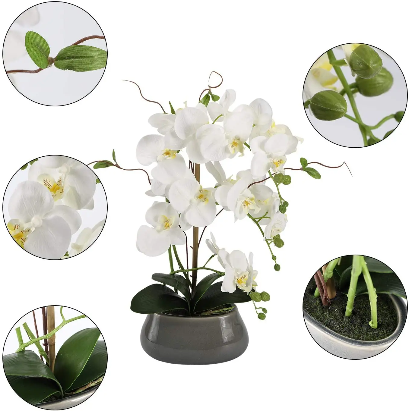 Centre de Table Orchidée Artif - Orchid Phalaenopsis avis et prix