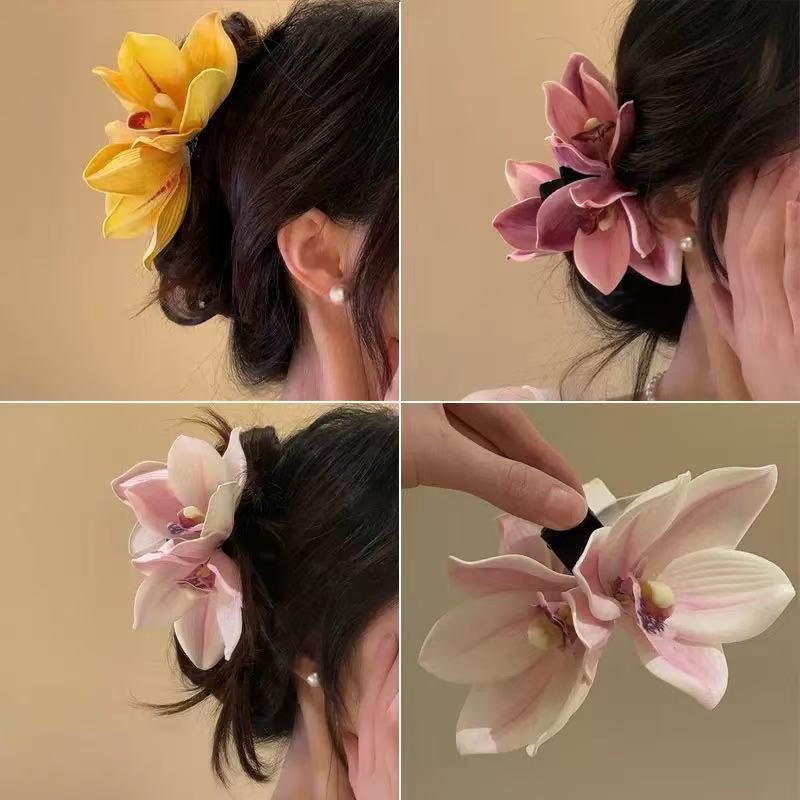 Grande pince à cheveux en form - Orchid Phalaenopsis avis et prix